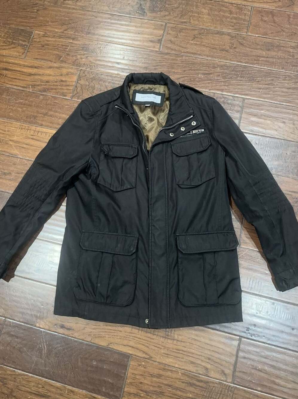 Marc New York Andrew Marc Black‎ Utility Field Jacket Size M